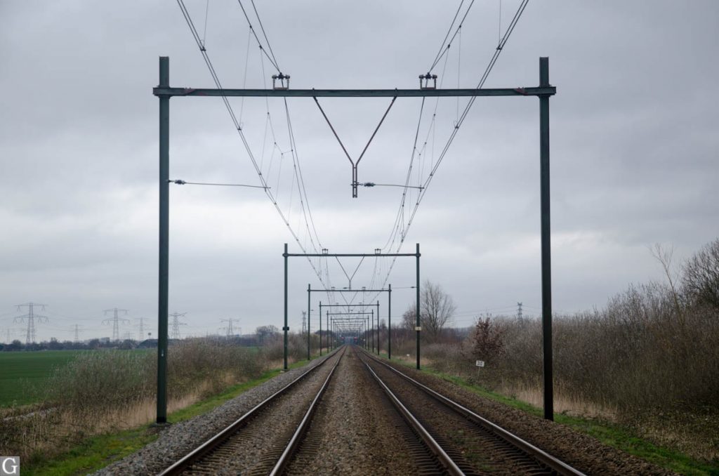 spoor Woerden-Breukelen bij Gieltjesdorp