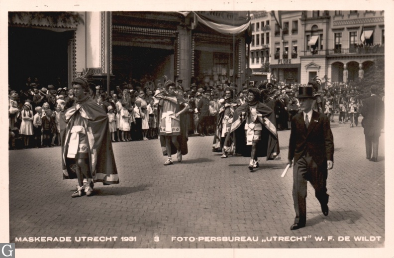 Maskerade 1931 Stadhuisbrug